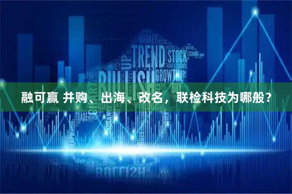 融可赢 并购、出海、改名，联检科技为哪般？
