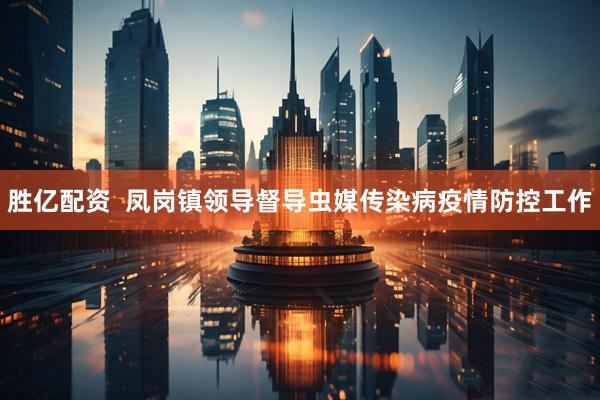 胜亿配资  凤岗镇领导督导虫媒传染病疫情防控工作