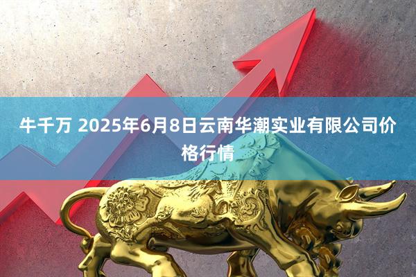 牛千万 2025年6月8日云南华潮实业有限公司价格行情